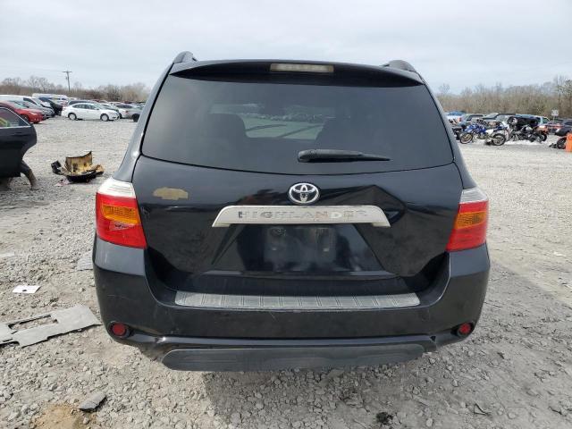 5TDZA3EH1AS003864 - 2010 TOYOTA HIGHLANDER BLACK photo 6