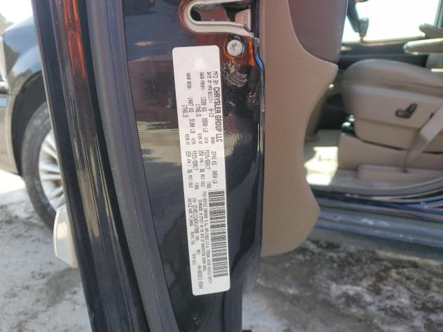 2C4RC1CG4ER147898 - 2014 CHRYSLER TOWN & COU TOURING L CHARCOAL photo 13