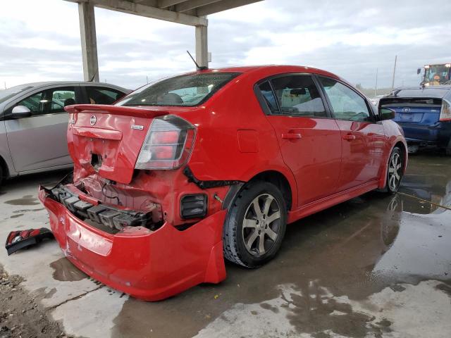 3N1AB6AP7CL661807 - 2012 NISSAN SENTRA 2.0 RED photo 3