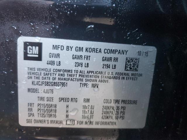 KL4CJFSB2GB557951 - 2016 BUICK ENCORE CONVENIENCE 黑色 照片 13