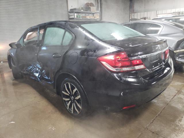 19XFB2F95EE067309 - 2014 HONDA CIVIC EXL შავი ფოტო 2