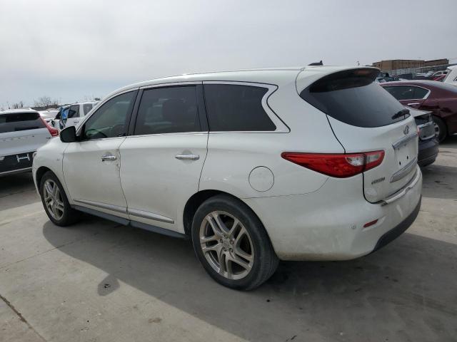 5N1AL0MN6EC536809 - 2014 INFINITI QX60 WHITE photo 2