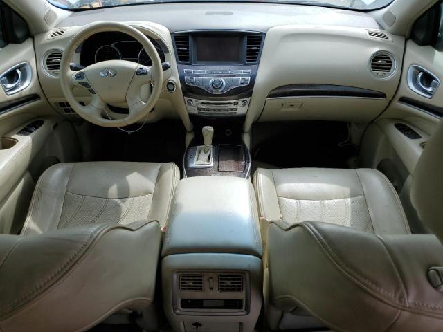 5N1AL0MN6EC536809 - 2014 INFINITI QX60 WHITE photo 8