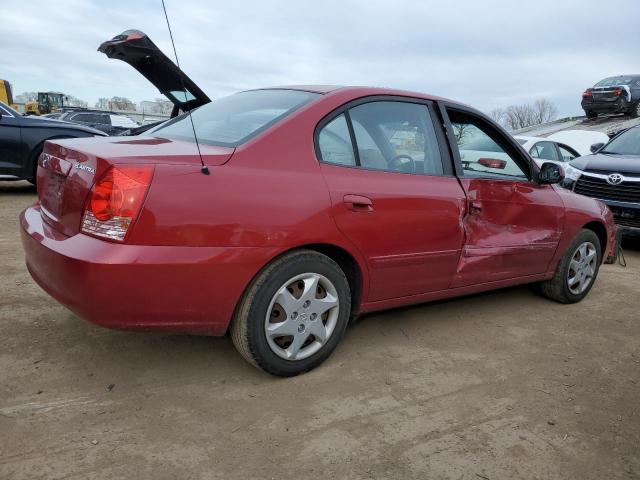 KMHDN46D16U254642 - 2006 HYUNDAI ELANTRA GLS RED photo 3