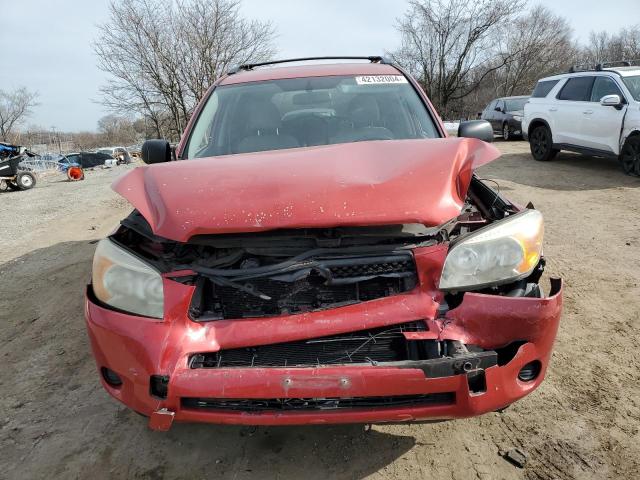 JTMZD33V585088885 - 2008 TOYOTA RAV4 RED photo 5