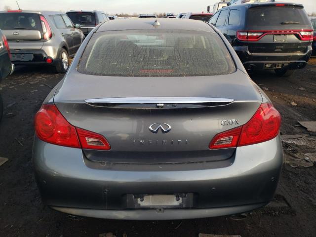 JN1CV6AR2DM770037 - 2013 INFINITI G37 GRAY photo 6