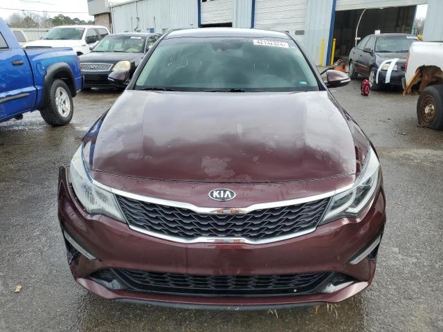 5XXGT4L35KG339843 - 2019 KIA OPTIMA LX BURGUNDY photo 5