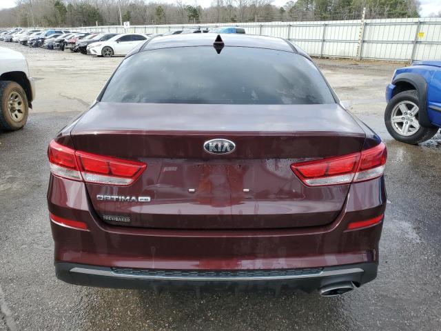 5XXGT4L35KG339843 - 2019 KIA OPTIMA LX BURGUNDY photo 6