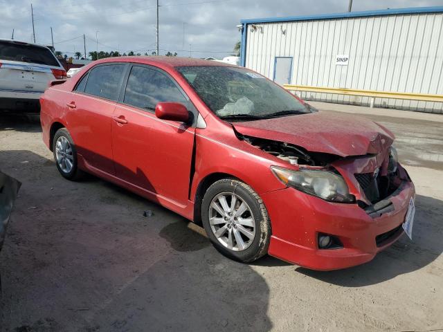 2T1BU4EE1AC465547 - 2010 TOYOTA COROLLA BASE RED photo 4