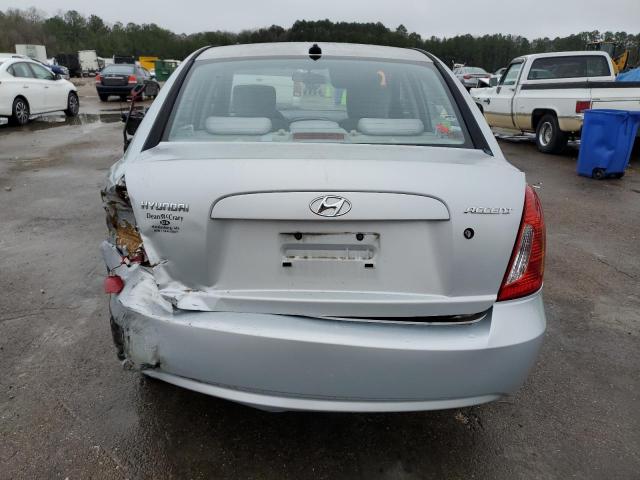 KMHCN4AC3AU414359 - 2010 HYUNDAI ACCENT GLS SILVER photo 6