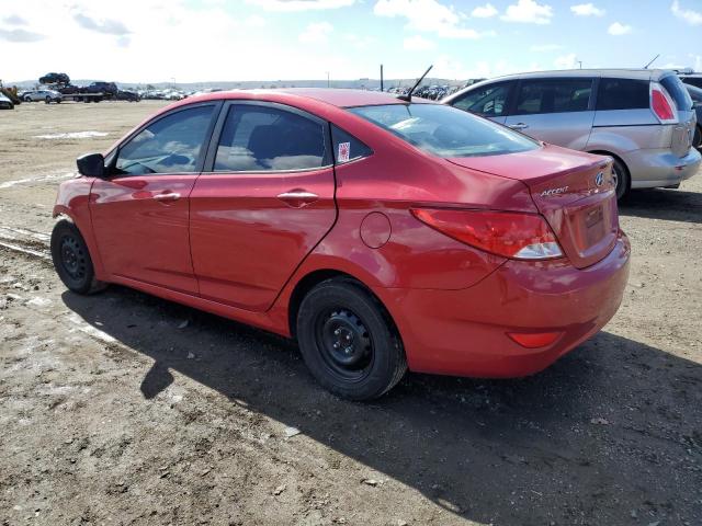 KMHCT4AE5FU864125 - 2015 HYUNDAI ACCENT GLS RED photo 2