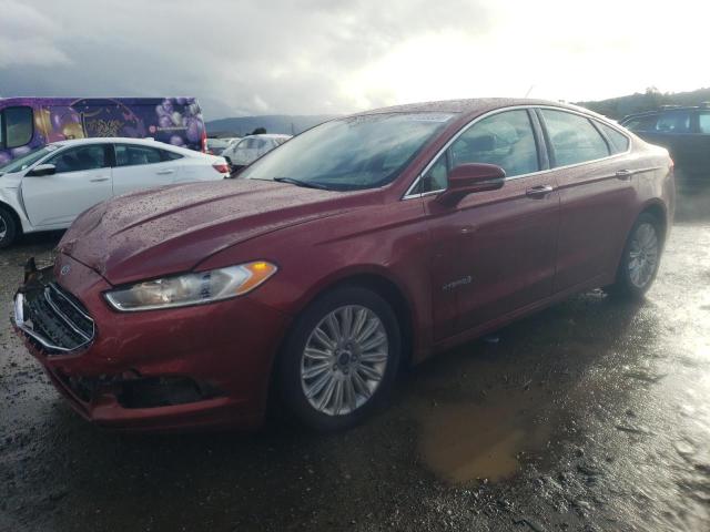 3FA6P0LU4GR316232 - 2016 FORD FUSION SE HYBRID RED photo 1