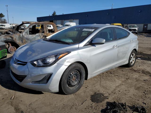 5NPDH4AE0EH493202 - 2014 HYUNDAI ELANTRA SE SILVER photo 1