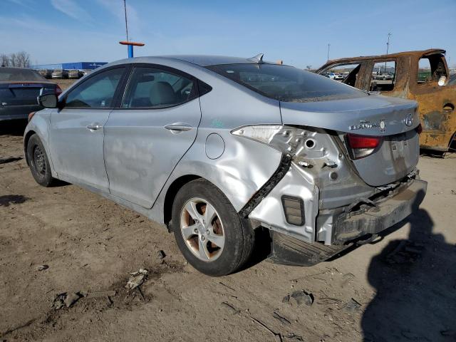 5NPDH4AE0EH493202 - 2014 HYUNDAI ELANTRA SE SILVER photo 2