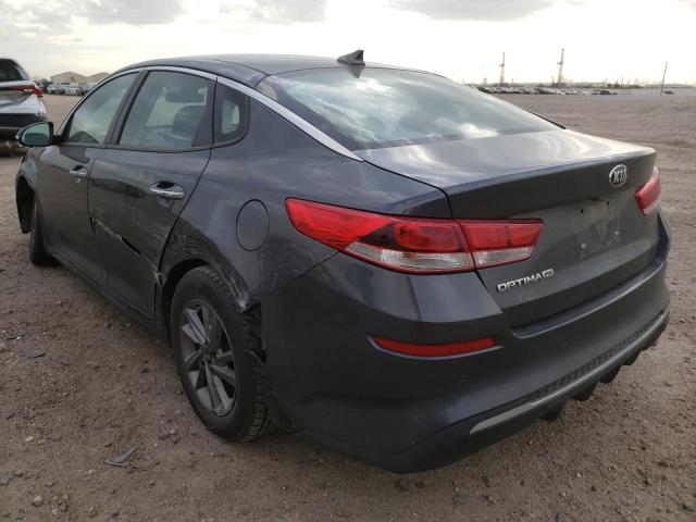 5XXGT4L33LG430773 - 2020 KIA OPTIMA LX GRAY photo 2