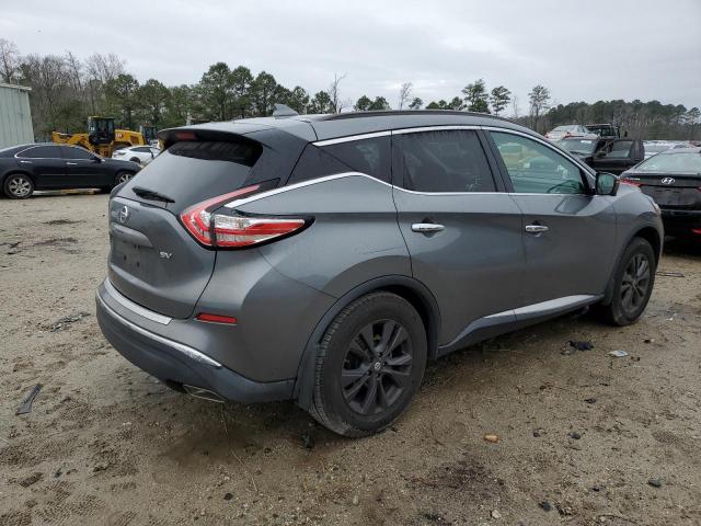 5N1AZ2MG0JN139042 - 2018 NISSAN MURANO S GRAY photo 3