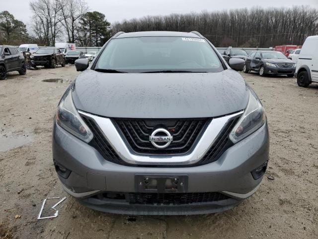 5N1AZ2MG0JN139042 - 2018 NISSAN MURANO S GRAY photo 5