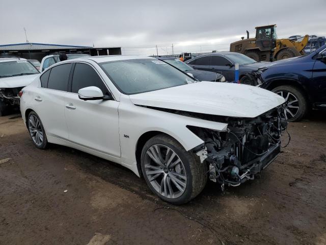 JN1EV7ARXJM441693 - 2018 INFINITI Q50 LUXE WHITE photo 4