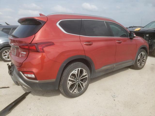 5NMS53AA7LH215687 - 2020 HYUNDAI SANTA FE LIMITED RED photo 3