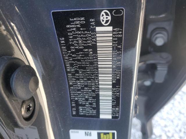 5YFS4MCE2RP196912 - 2024 TOYOTA COROLLA SE 黑色 照片 12