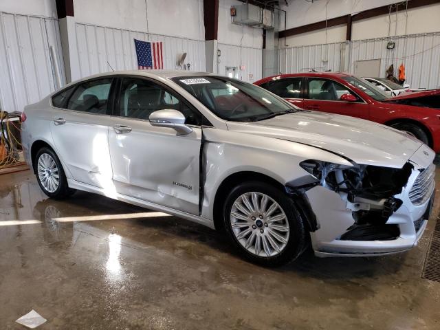 3FA6P0LU7FR106285 - 2015 FORD FUSION SE HYBRID SILVER photo 4