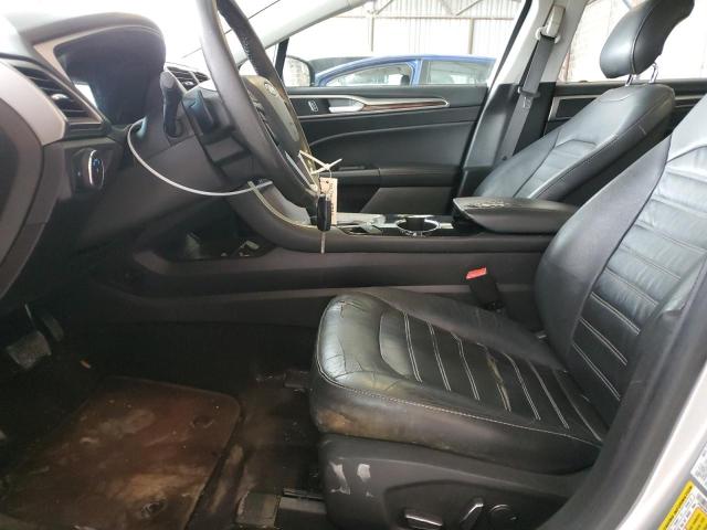 3FA6P0H97ER271045 - 2014 FORD FUSION SE SILVER photo 7