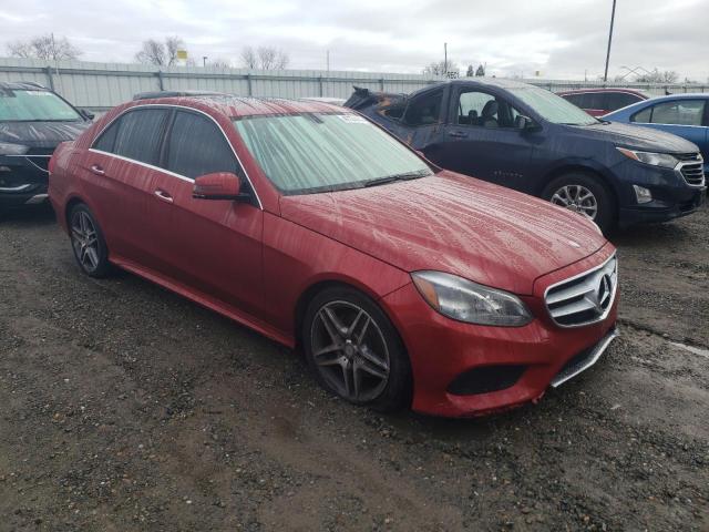 WDDHF5KB4EA972267 - 2014 MERCEDES-BENZ E 350 RED photo 4