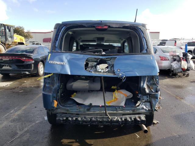 5J6YH28758L010858 - 2008 HONDA ELEMENT EX BLUE photo 6