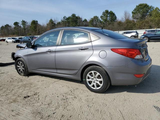 KMHCT4AE2EU654354 - 2014 HYUNDAI ACCENT GLS GRAY photo 2