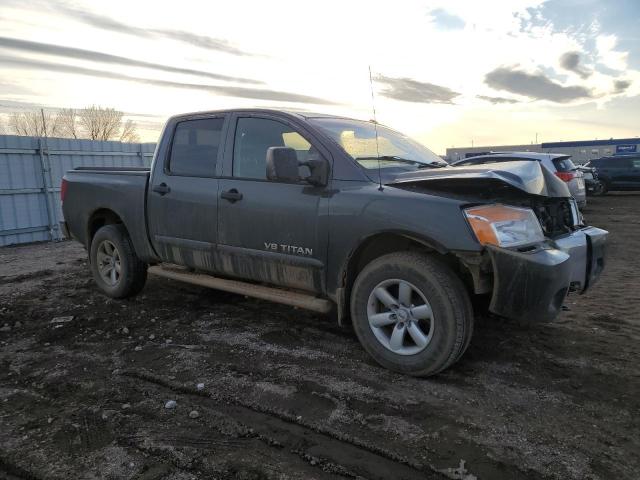 1N6AA0EC8BN302496 - 2011 NISSAN TITAN S CHARCOAL photo 4