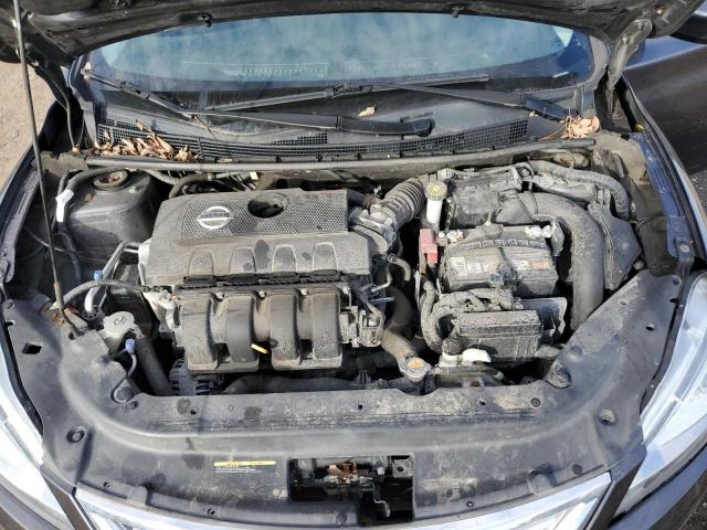 3N1AB7AP1FY308136 - 2015 NISSAN SENTRA S GRAY photo 11