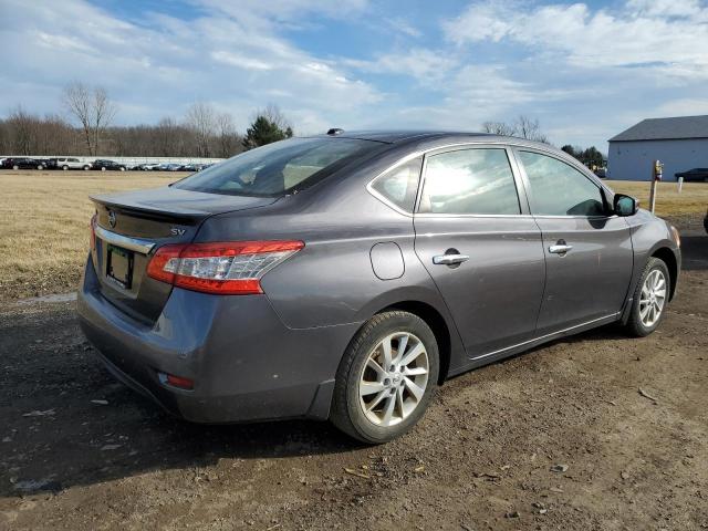 3N1AB7AP1FY308136 - 2015 NISSAN SENTRA S GRAY photo 3