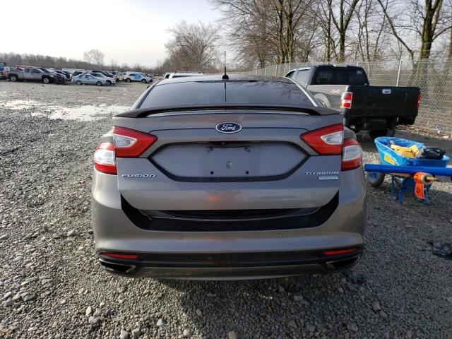 3FA6P0K94DR162436 - 2013 FORD FUSION TITANIUM GRAY photo 6