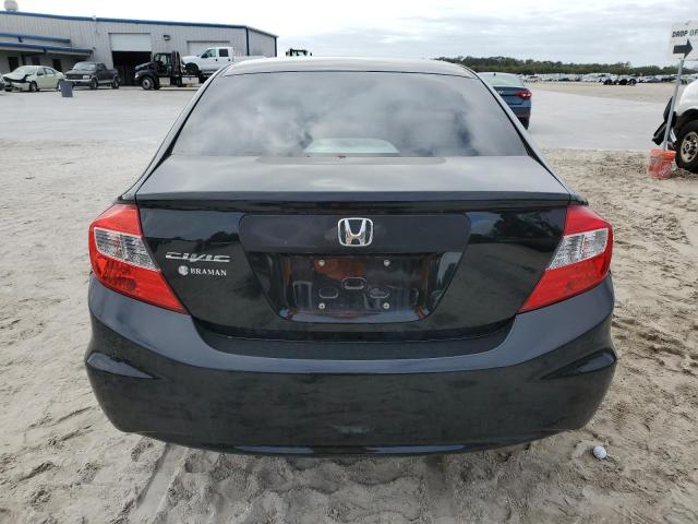 19XFB2F54CE101685 - 2012 HONDA CIVIC LX BLACK photo 6