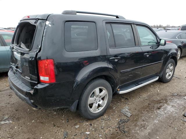 5FNYF4H66BB026561 - 2011 HONDA PILOT EXL BLACK photo 3