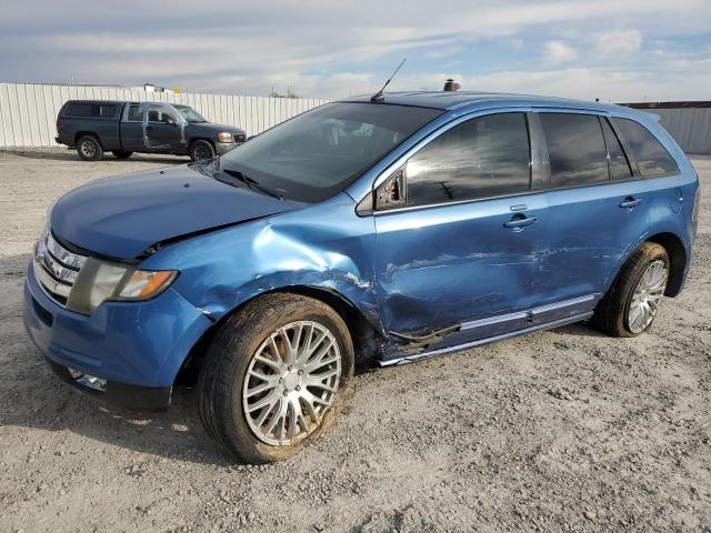 2FMDK30C29BA64507 - 2009 FORD EDGE SPORT BLUE photo 1