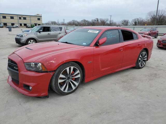 2C3CDXEJ0CH169953 - 2012 DODGE CHARGER SRT-8 RED photo 1