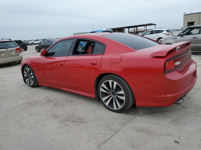 2C3CDXEJ0CH169953 - 2012 DODGE CHARGER SRT-8 RED photo 2