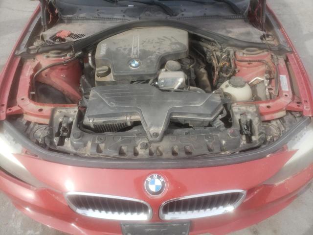 WBA3B1C53EK131856 - 2014 BMW 320 I RED photo 11