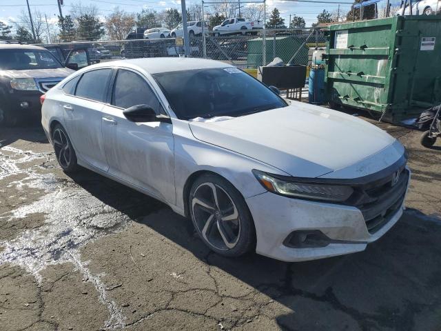 1HGCV1F31MA097071 - 2021 HONDA ACCORD SPORT WHITE photo 4