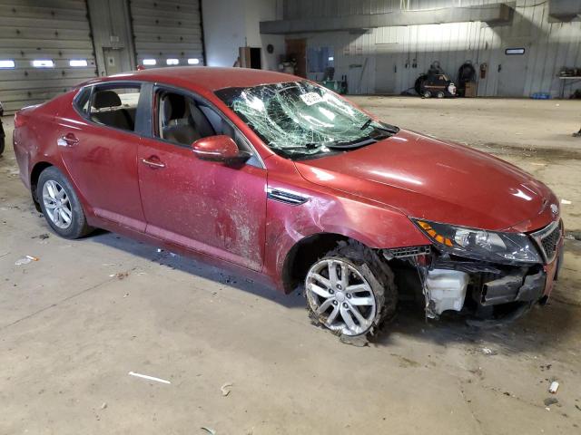 5XXGM4A77DG202893 - 2013 KIA OPTIMA LX RED photo 4