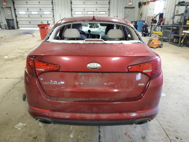 5XXGM4A77DG202893 - 2013 KIA OPTIMA LX RED photo 6