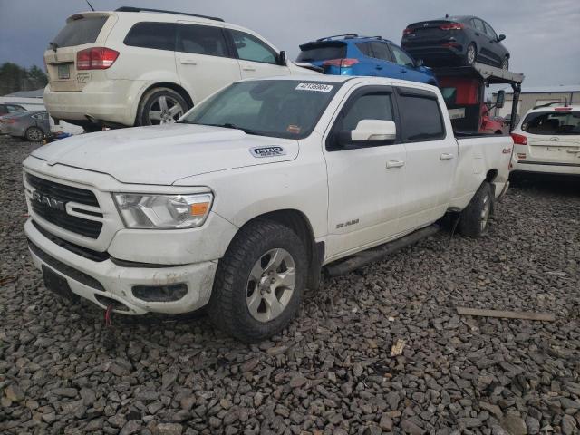 1C6SRFMT7KN815069 - 2019 RAM 1500 BIG HORN/LONE STAR WHITE photo 1