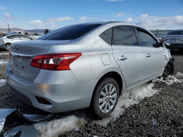 3N1AB7AP1KY211481 - 2019 NISSAN SENTRA S SILVER photo 3