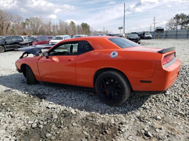 2B3LJ74W89H579217 - 2009 DODGE CHALLENGER SRT-8 ORANGE photo 2