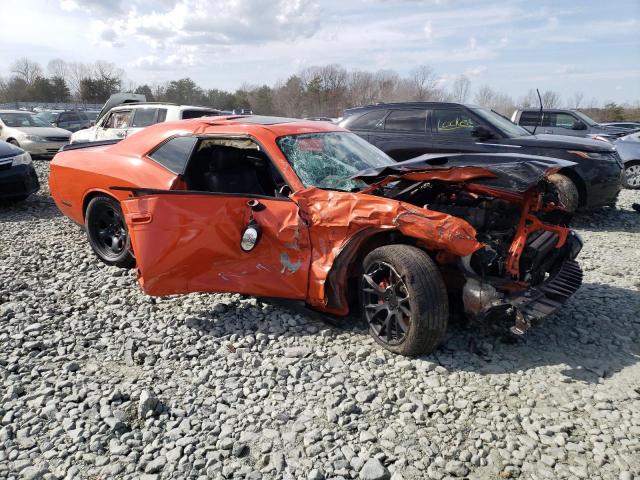 2B3LJ74W89H579217 - 2009 DODGE CHALLENGER SRT-8 ORANGE photo 4