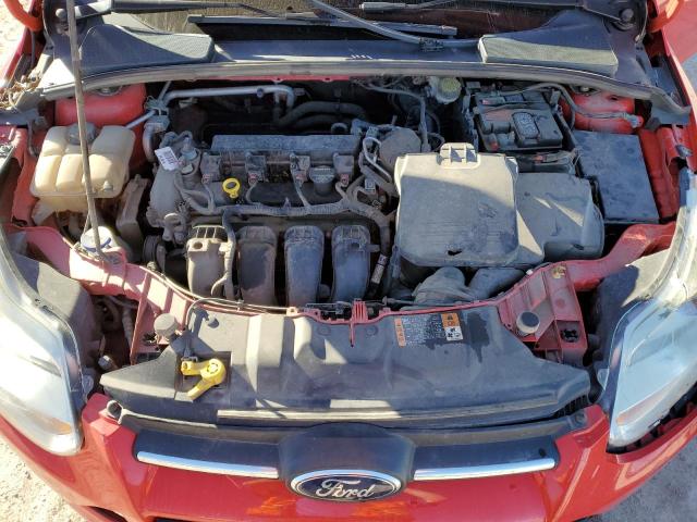 1FADP3F24EL356311 - 2014 FORD FOCUS SE RED photo 11