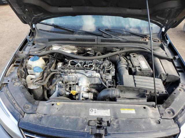 3VWLL7AJ6EM259582 - 2014 VOLKSWAGEN JETTA TDI GRAY photo 11