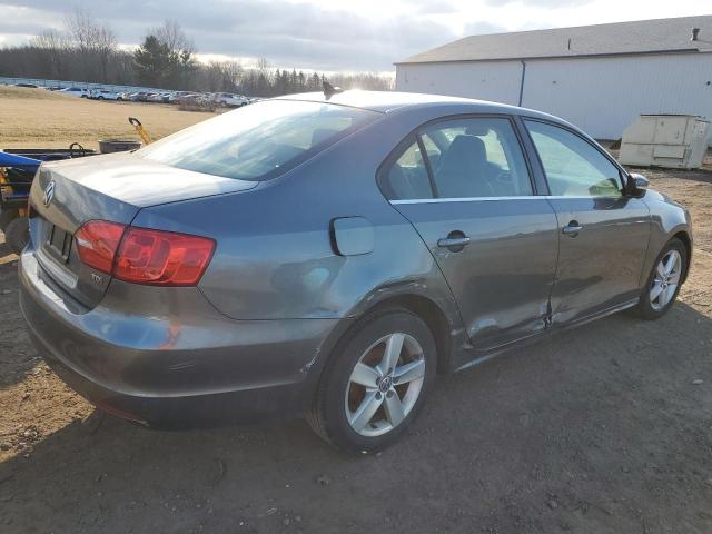 3VWLL7AJ6EM259582 - 2014 VOLKSWAGEN JETTA TDI GRAY photo 3