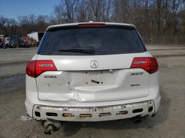 2HNYD283X8H521553 - 2008 ACURA MDX TECHNOLOGY WHITE photo 6